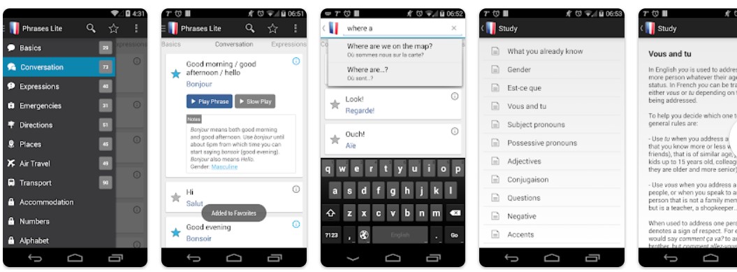 French Phrasebook Lite