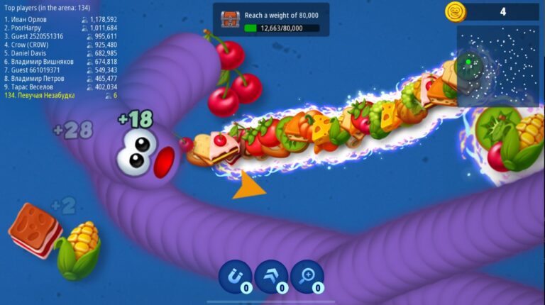 Worms Zone io Jeux de Serpent